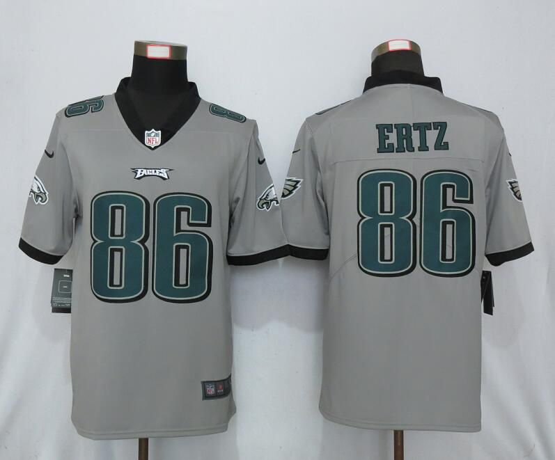 Men Nike Philadelphia Eagles #86 Ertz 2019 Vapor Untouchable Gray Inverted Legend Limited Jersey->cleveland cavaliers->NBA Jersey